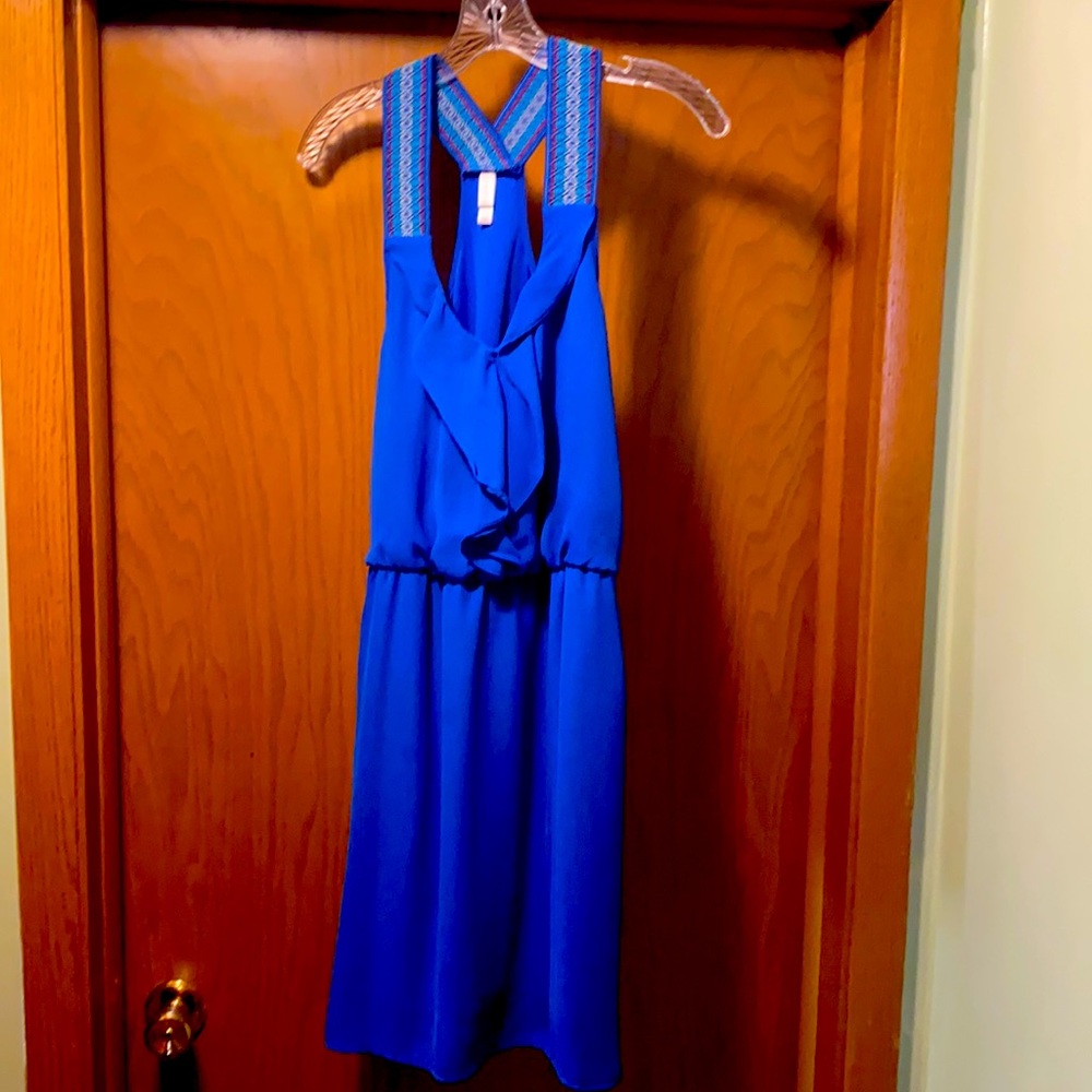 Fun Blue Dress WITH POCKETS!